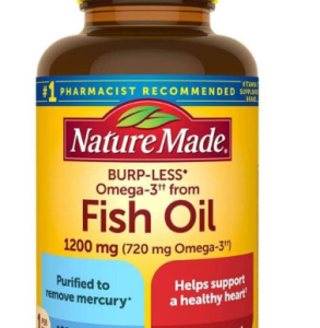 Dầu cá Nature Made Fish Oil 1200mg 720mg Omega-3 120 viên