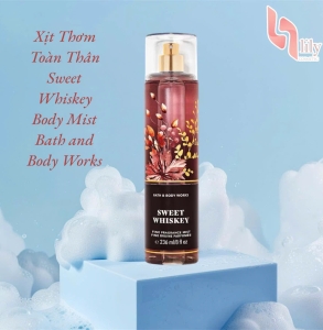 Xịt Thơm Toàn Thân Bath & Body Works Sweet Whiskey Fine Fragrance Mist 236ml