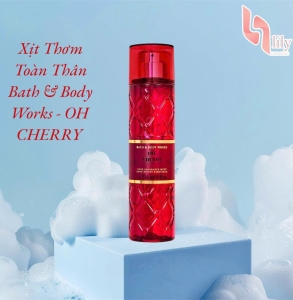 Xịt Thơm Toàn Thân Bath & Body Works Oh Cherry Fine Fragrance Mist 236ml