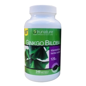 Viên uống Ginkgo Biloba 120mg Trunature