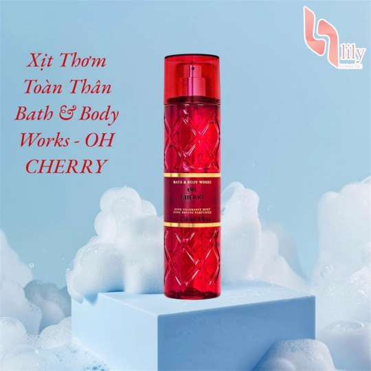 Xịt Thơm Toàn Thân Bath & Body Works Oh Cherry Fine Fragrance Mist 236ml