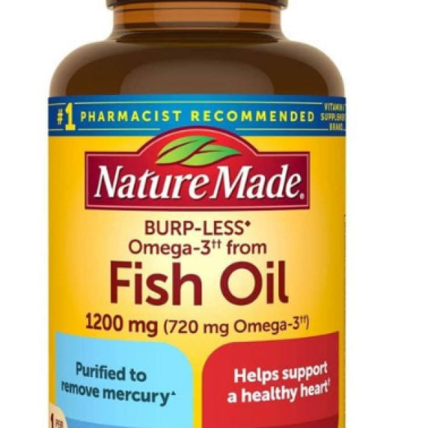 Dầu cá Nature Made Fish Oil 1200mg 720mg Omega-3 120 viên