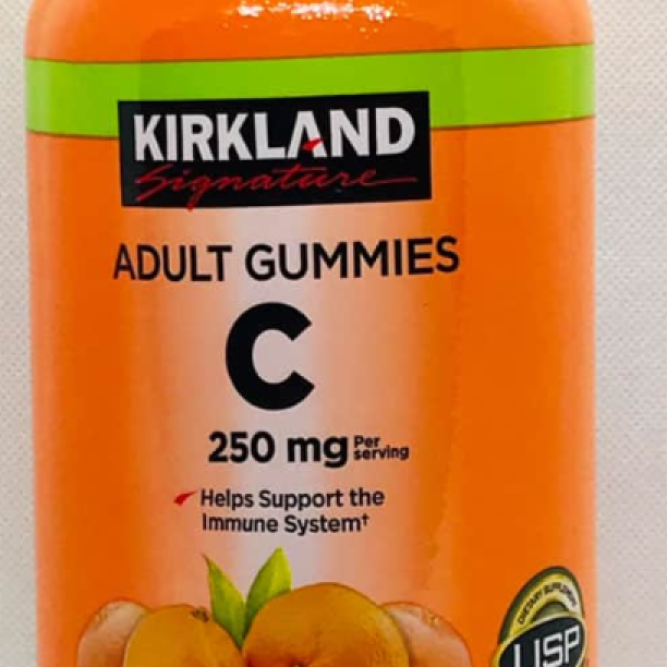 Kẹo dẻo bổ sung vitamin C cho người lớn Kirkland Signature Adult Gummies C 250mg 180 viên