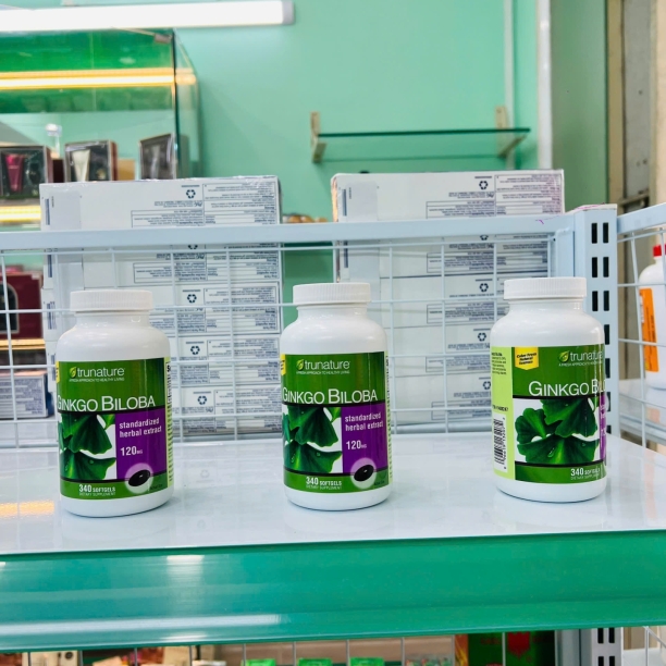 Viên uống Ginkgo Biloba 120mg Trunature