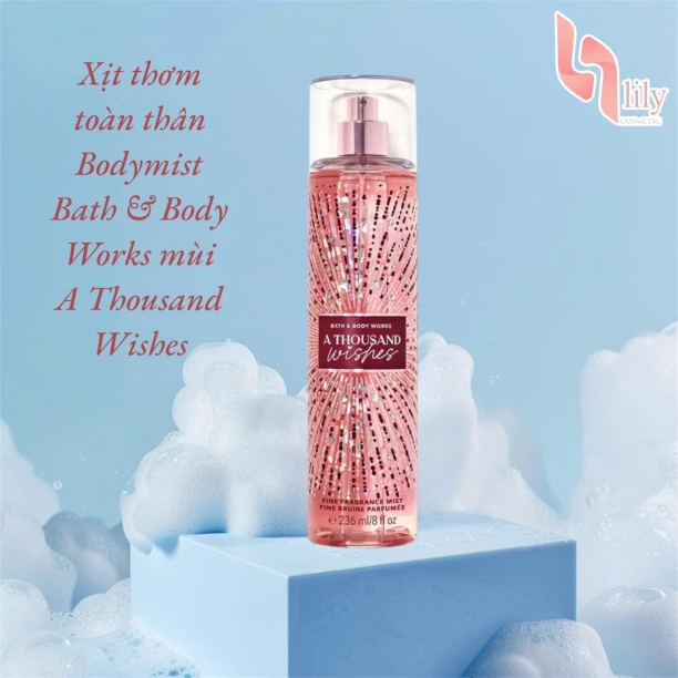 Xịt Thơm Toàn Thân Bath & Body Works A Thousand Wishes Fine Fragrance Mist 236ml